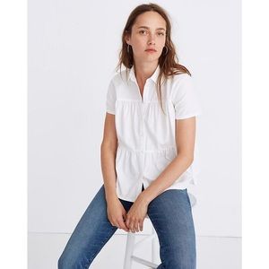 Madewell Seamed Button-Down Shirt